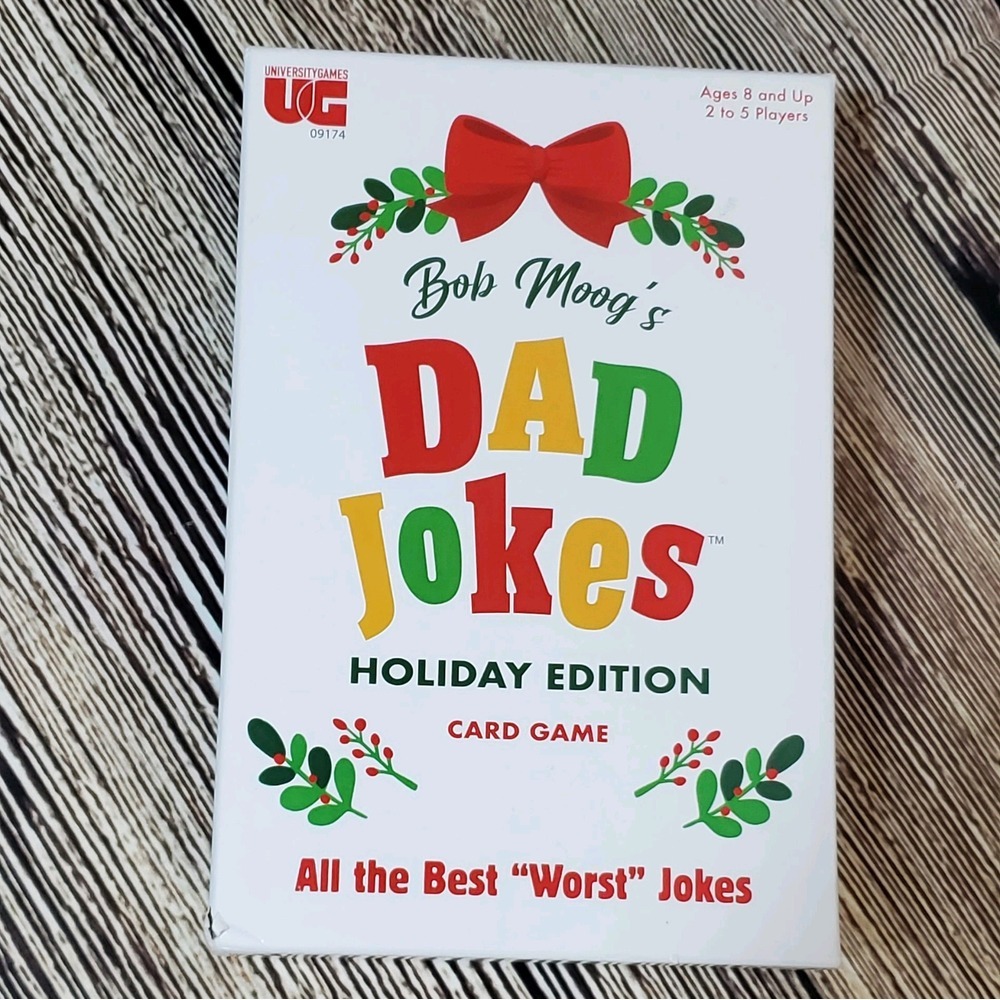 Dad Jokes Holiday Edition Matching Card Game 2024‎ University Games | Bob Moog's